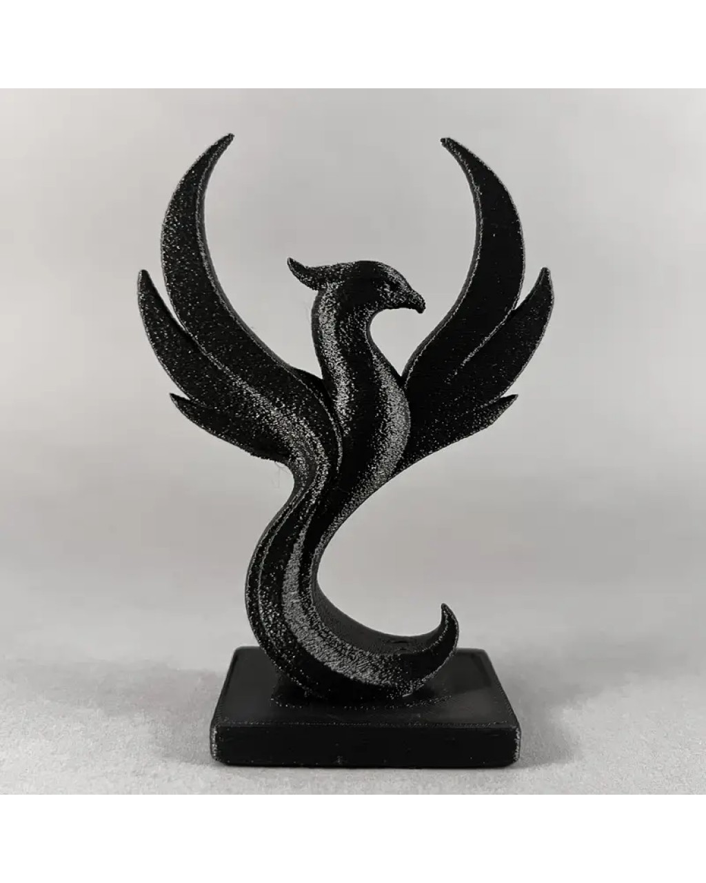 YY5932 Uçan Anka Kuşu Heykeli Biblo Silikon Kalıp